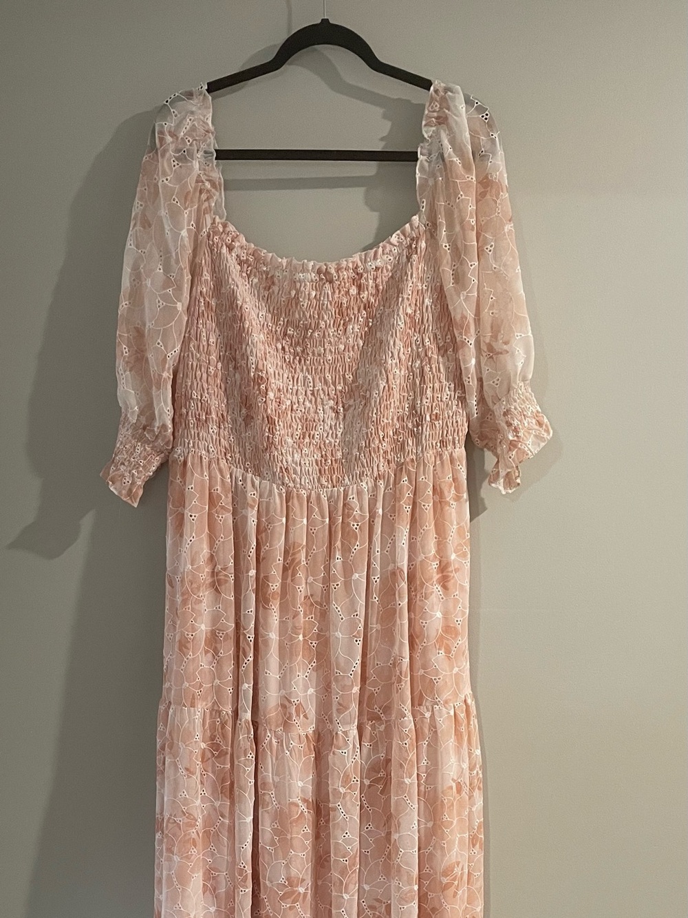 Baltic Born Maxi Pink Lace Dress